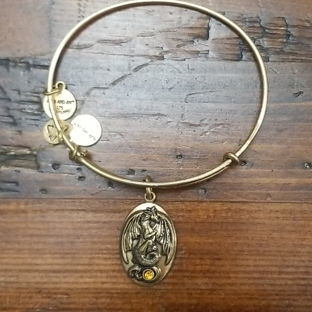 Alex and Ani Dragon Bangle